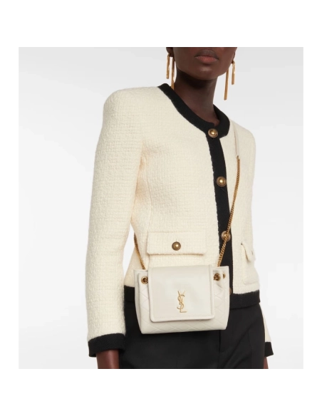 Saint Laurent Nolita Mini Leather Shoulder Bag,YSL,BAGS