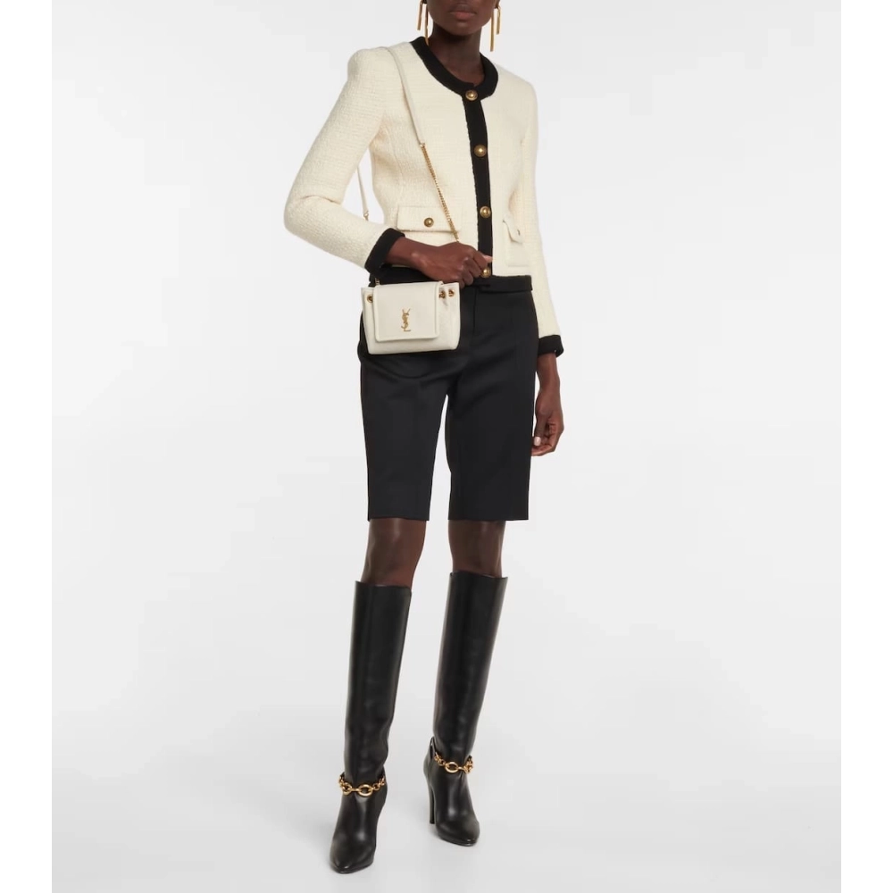 Saint Laurent Nolita Mini Leather Shoulder Bag,YSL,BAGS