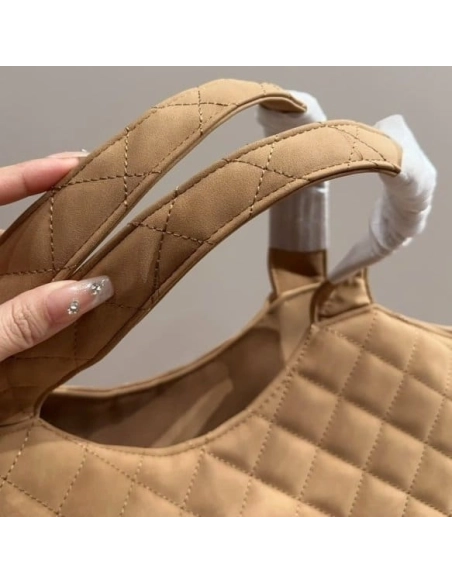 Saint Laurent Nubuck Suede Quilted Maxi Icare Shopping,YSL,BAGS