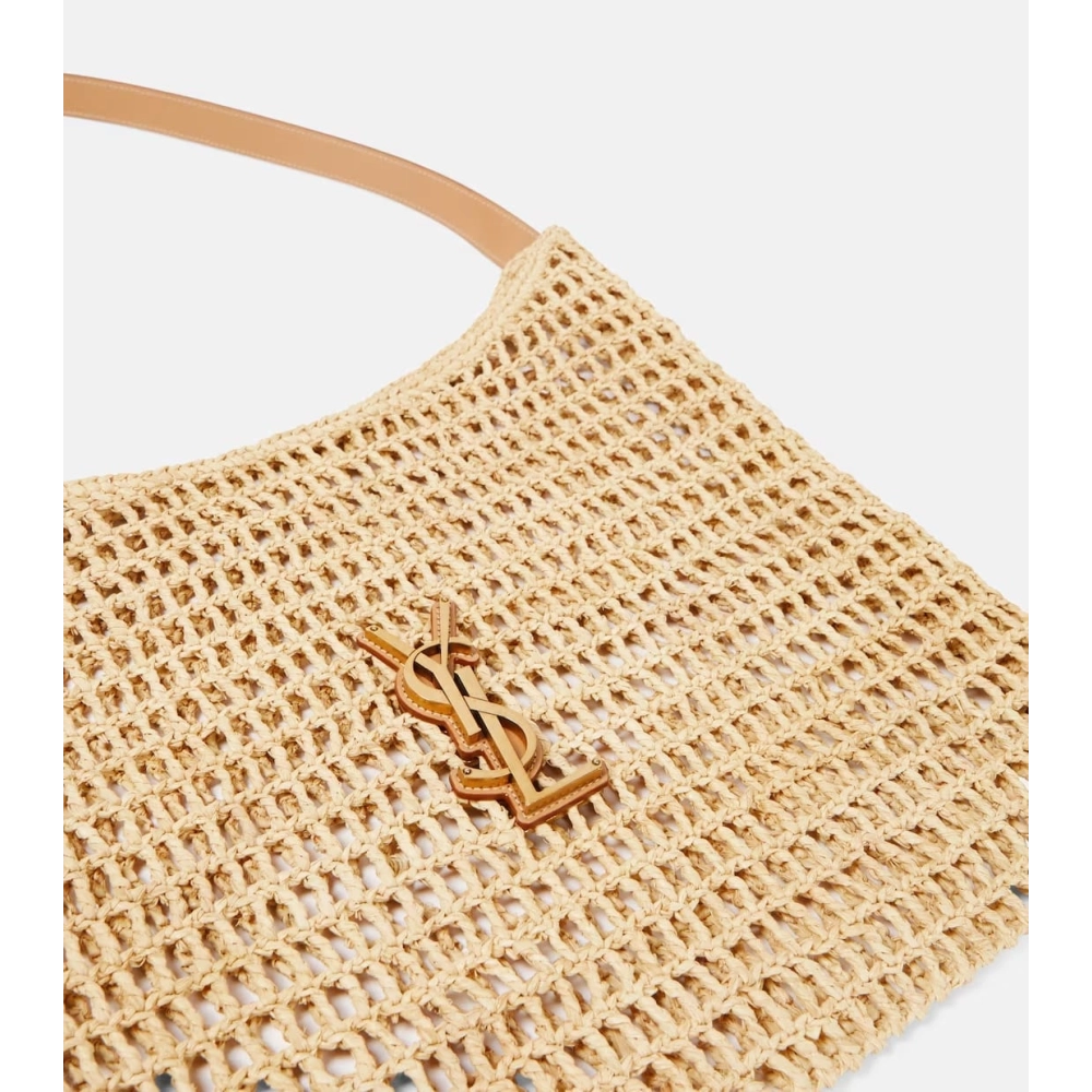 Saint Laurent Oxalis Crochet Raffia Shoulder Bag,YSL,BAGS