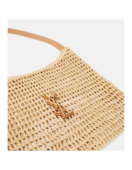 Saint Laurent Oxalis Crochet Raffia Shoulder Bag,YSL,BAGS