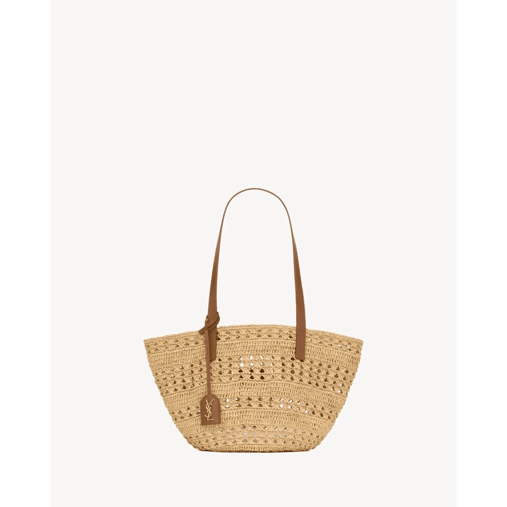 Saint Laurent Panier Small Bag In Raffia,YSL,BAGS