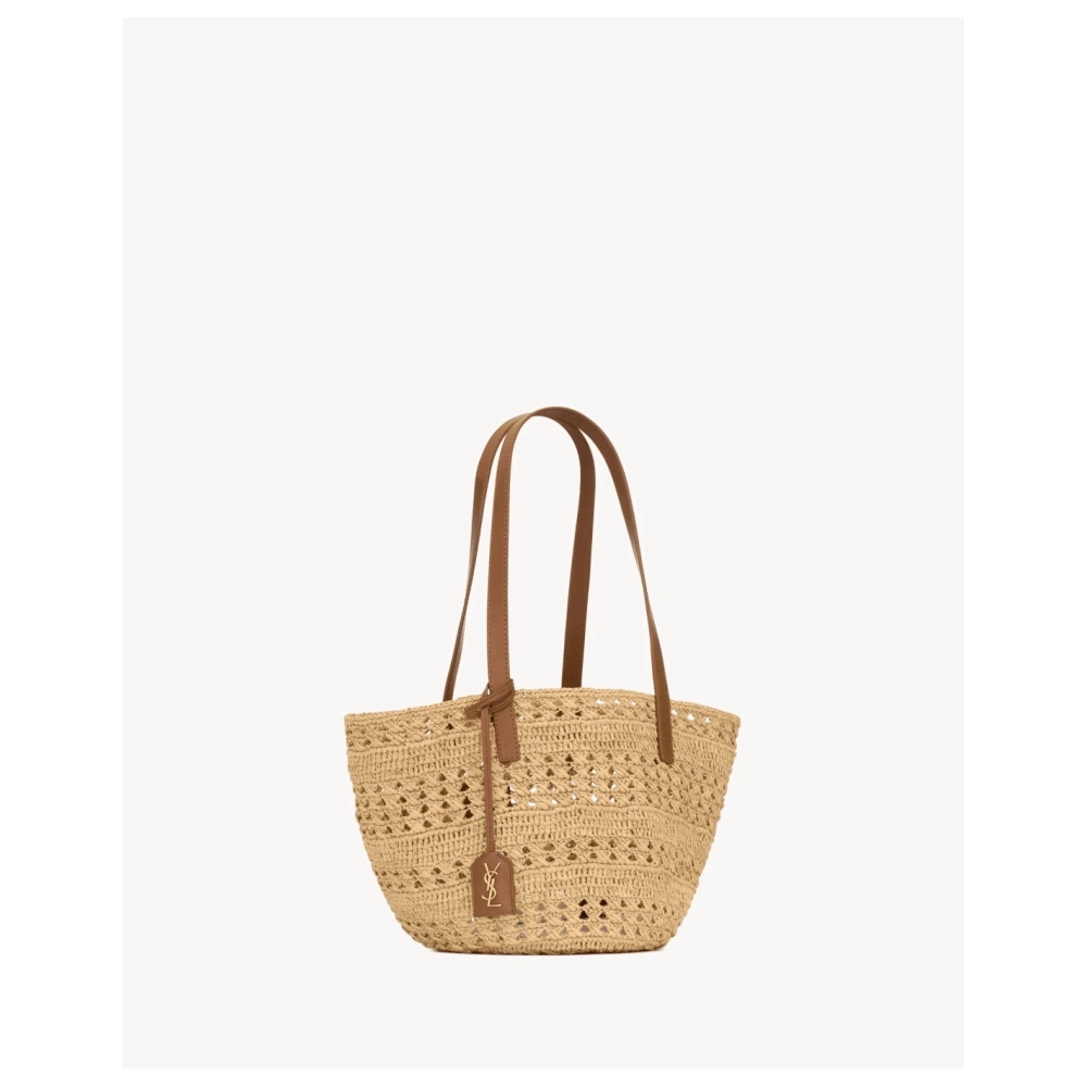Saint Laurent Panier Small Bag In Raffia,YSL,BAGS