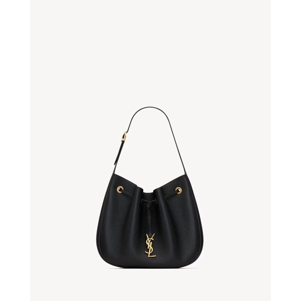 Saint Laurent PARIS VII Small Hobo In Grained Leather,YSL,BAGS