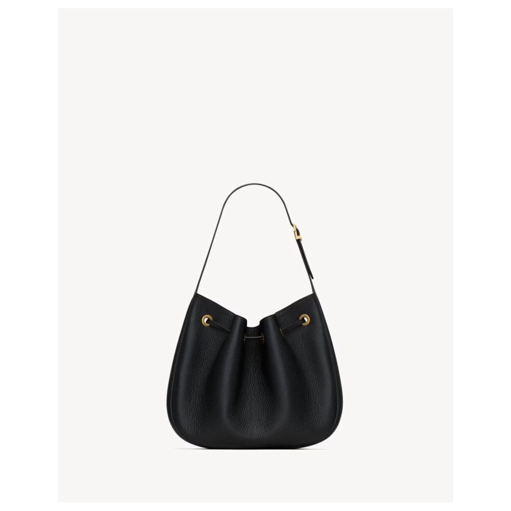 Saint Laurent PARIS VII Small Hobo In Grained Leather,YSL,BAGS