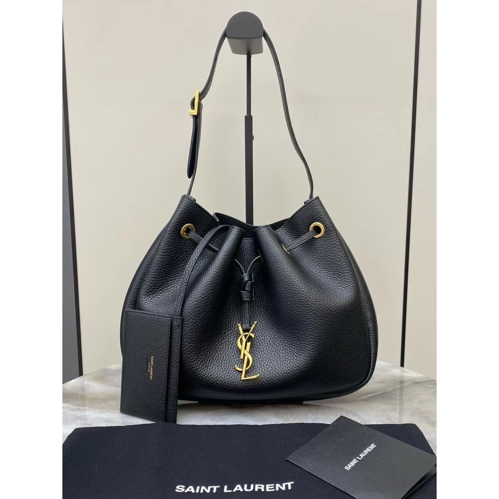 Saint Laurent PARIS VII Small Hobo In Grained Leather,YSL,BAGS