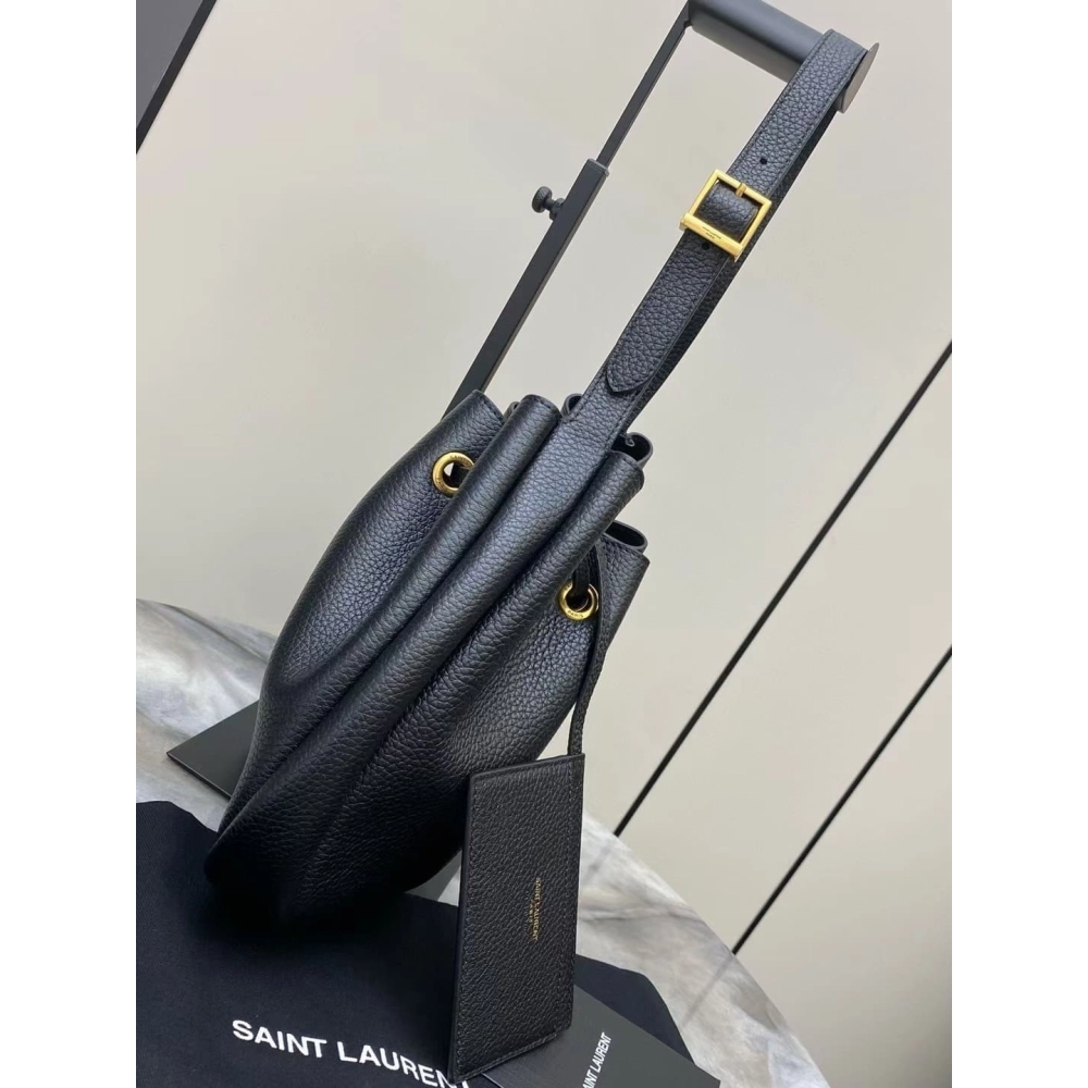 Saint Laurent PARIS VII Small Hobo In Grained Leather,YSL,BAGS