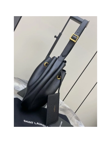 Saint Laurent PARIS VII Small Hobo In Grained Leather,YSL,BAGS