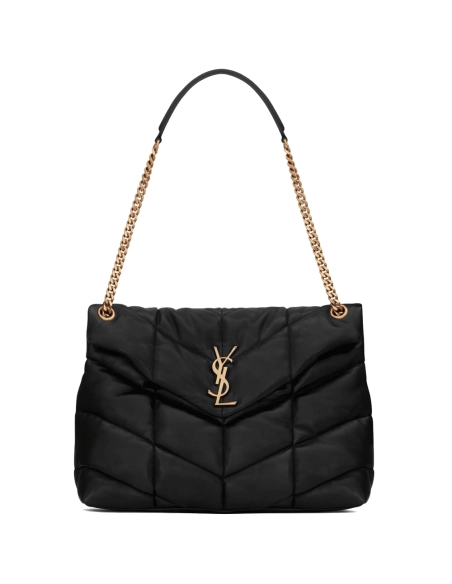 Saint Laurent PUFFER MEDIUM BAG IN QUILTED NAPPA LEATHER,YSL,BAGS
