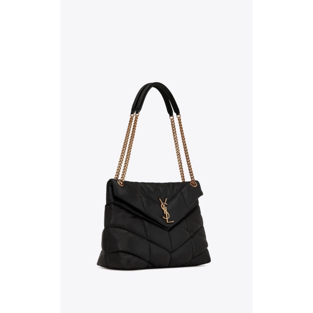 Saint Laurent PUFFER MEDIUM BAG IN QUILTED NAPPA LEATHER,YSL,BAGS