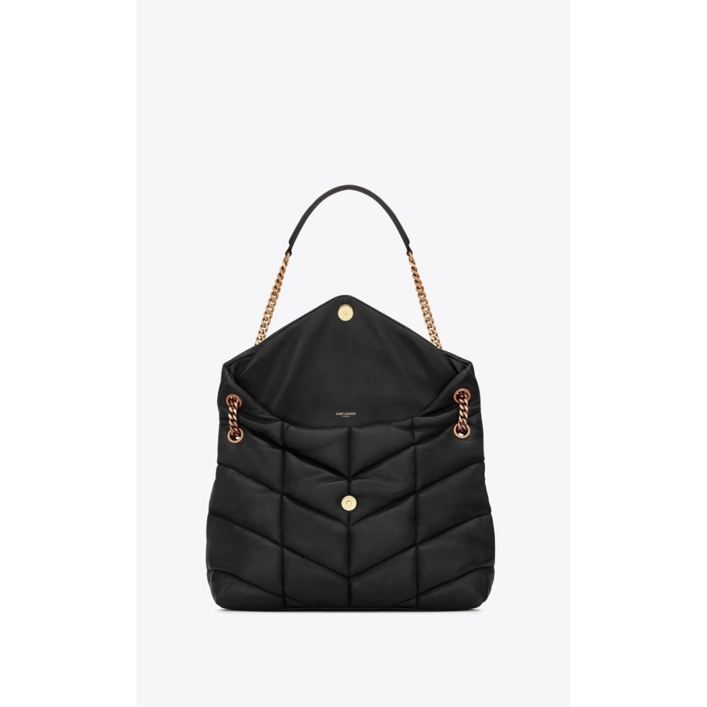Saint Laurent PUFFER MEDIUM BAG IN QUILTED NAPPA LEATHER,YSL,BAGS