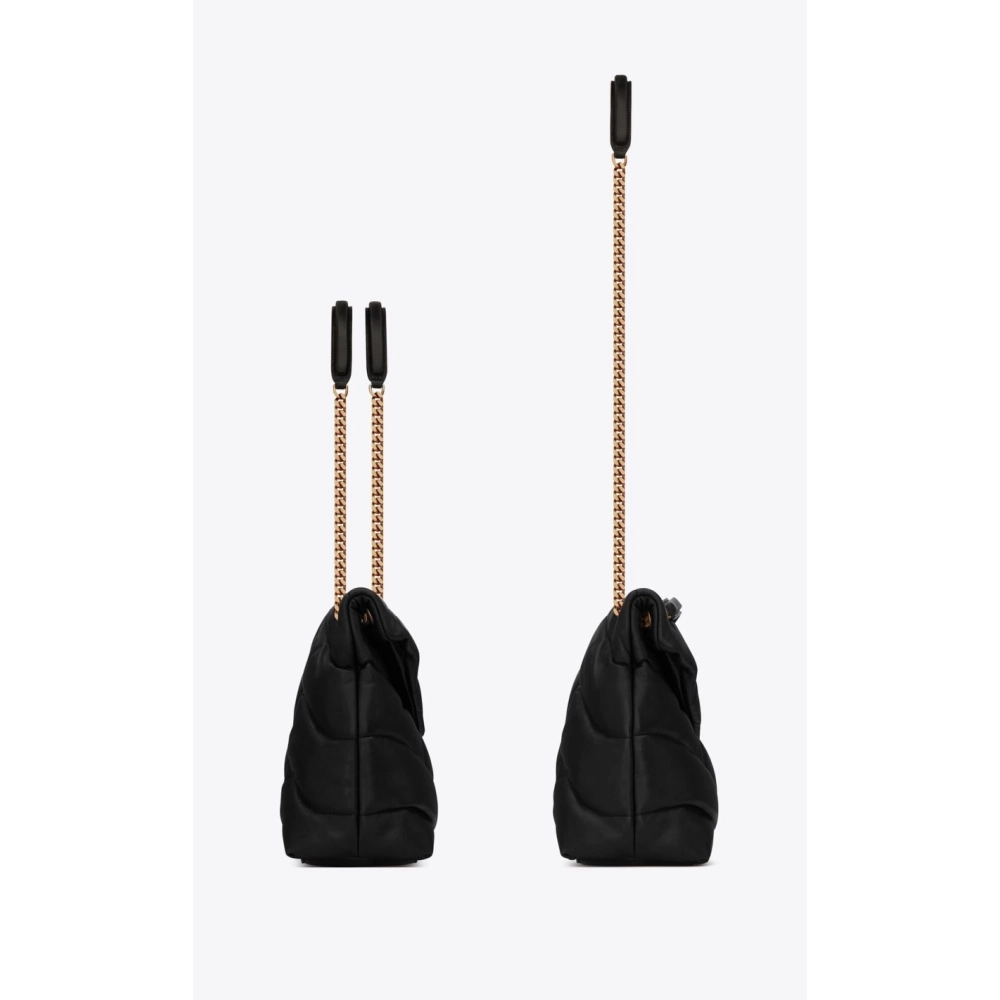 Saint Laurent PUFFER MEDIUM BAG IN QUILTED NAPPA LEATHER,YSL,BAGS