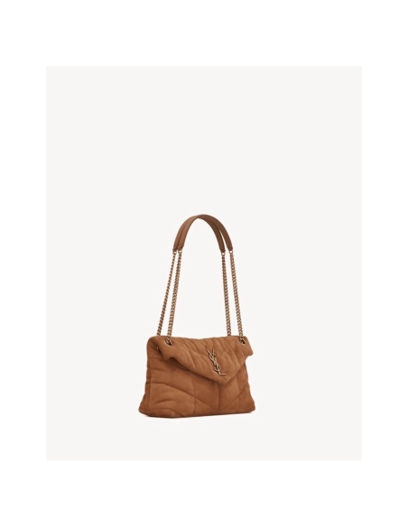 Saint Laurent PUFFER SMALL In Suede,YSL,BAGS