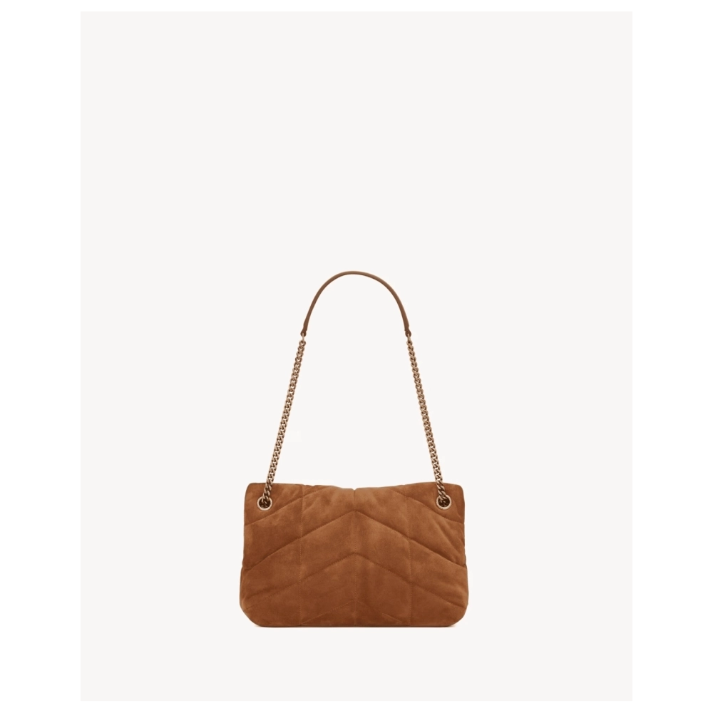 Saint Laurent PUFFER SMALL In Suede,YSL,BAGS