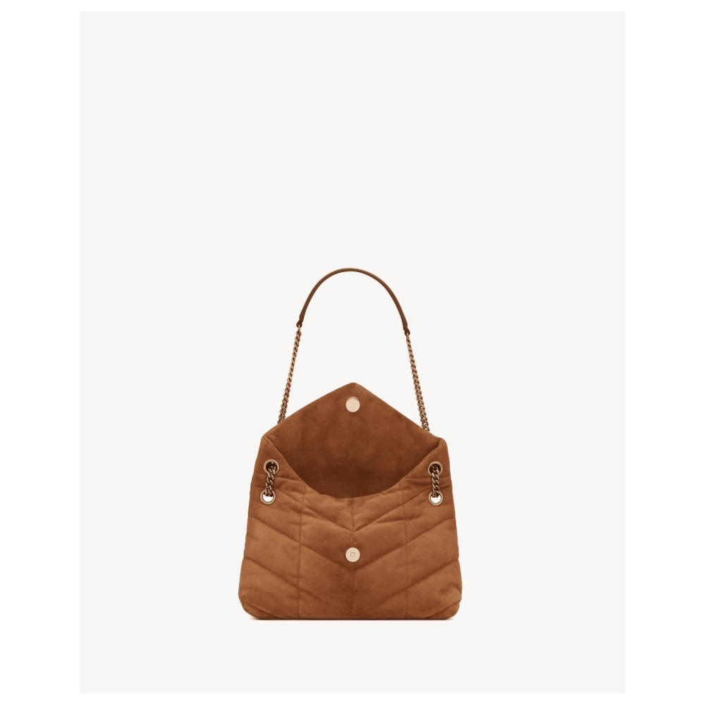 Saint Laurent PUFFER SMALL In Suede,YSL,BAGS