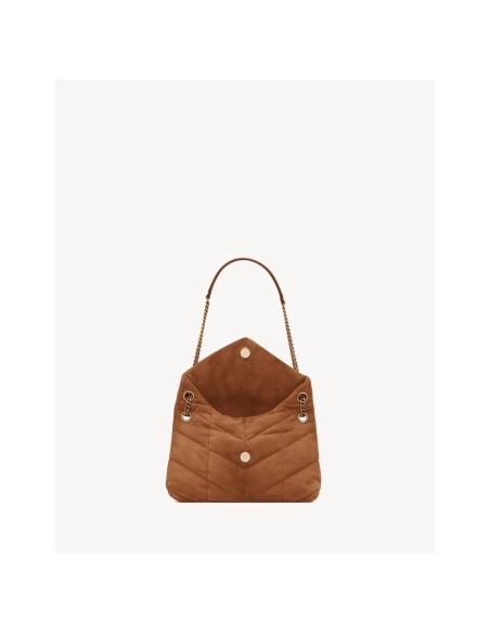 Saint Laurent PUFFER SMALL In Suede,YSL,BAGS