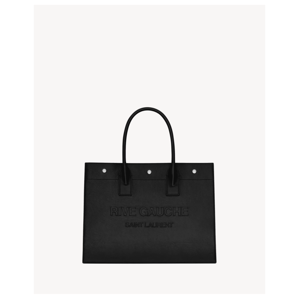Saint Laurent Rive Gauche Small Tote Bag In Smooth Leather,YSL,BAGS