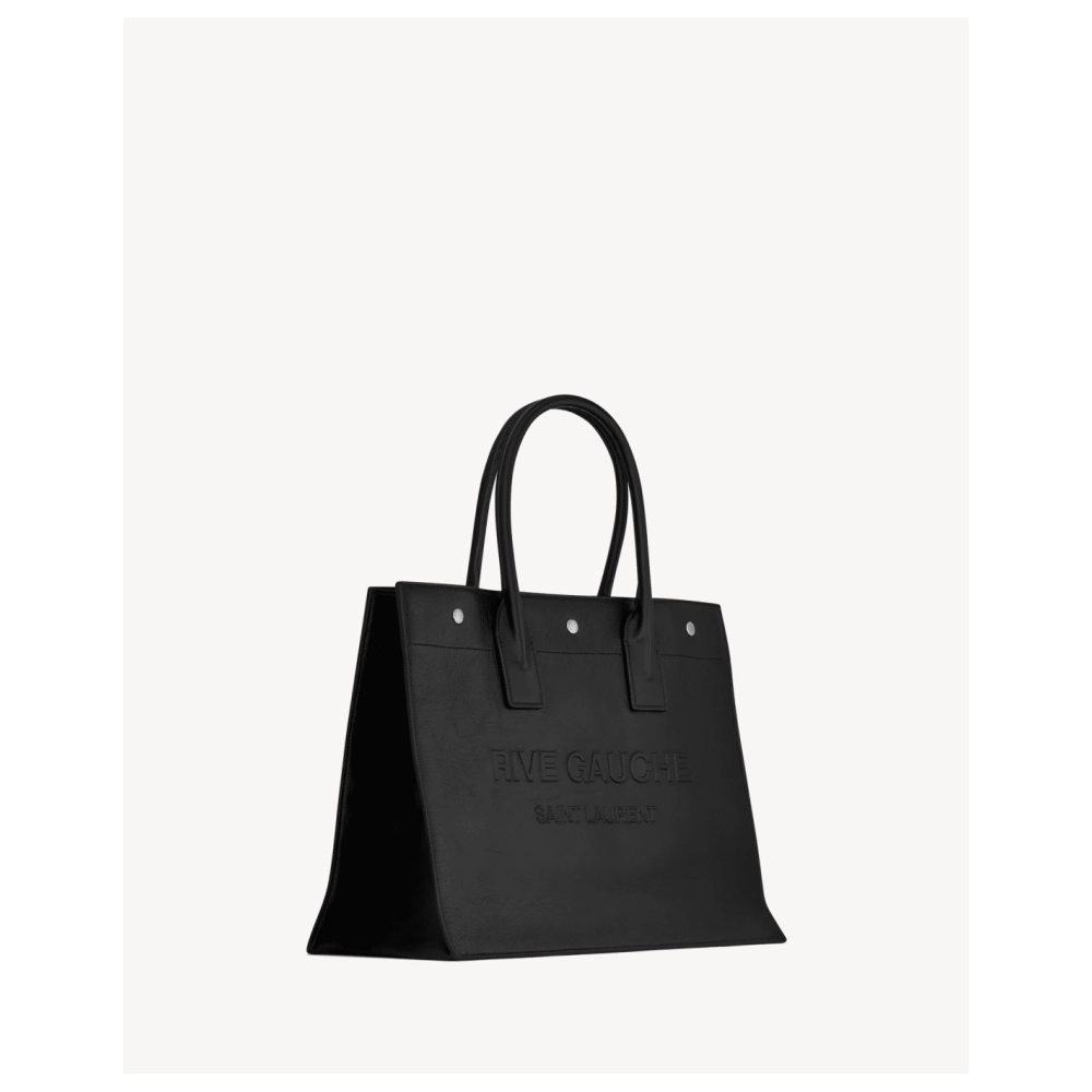 Saint Laurent Rive Gauche Small Tote Bag In Smooth Leather,YSL,BAGS