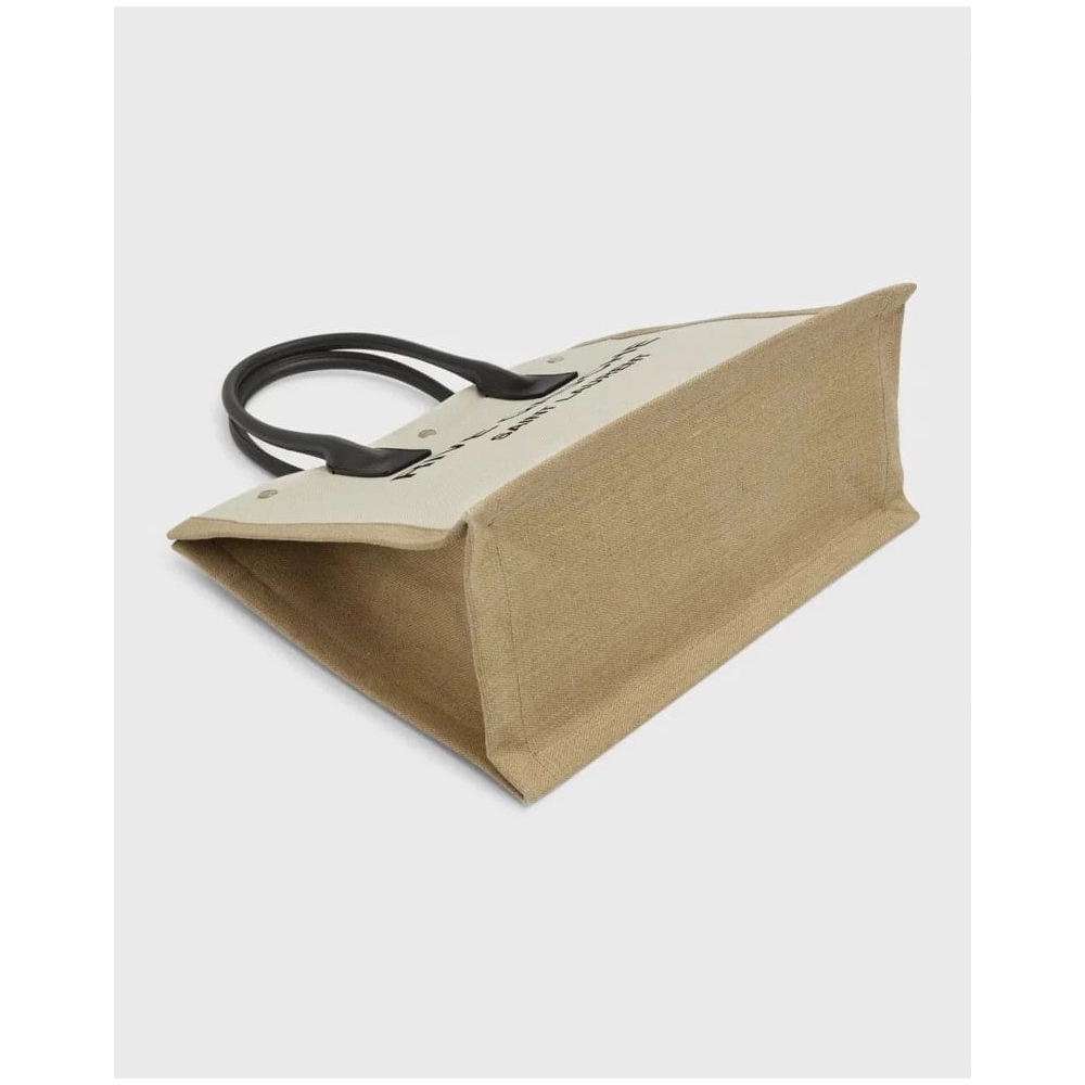 Saint Laurent Rive Gauche Small Tote In Canvas,YSL,BAGS