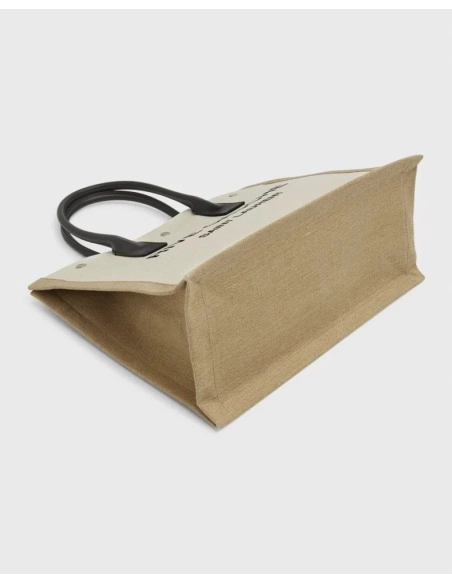 Saint Laurent Rive Gauche Small Tote In Canvas,YSL,BAGS