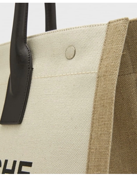Saint Laurent Rive Gauche Small Tote In Canvas,YSL,BAGS