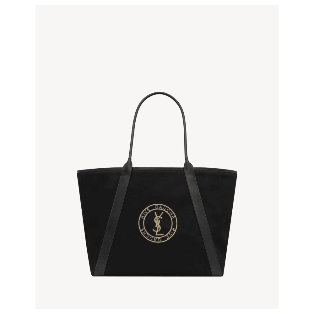 Saint Laurent RIVE GAUCHE Tote Bag In Canvas,YSL,BAGS