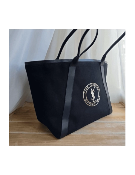 Saint Laurent RIVE GAUCHE Tote Bag In Canvas,YSL,BAGS