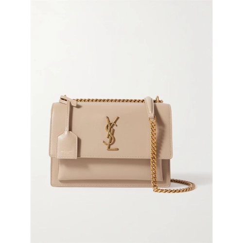 SAINT LAURENT Sunset Medium Leather Shoulder Bag,YSL,BAGS