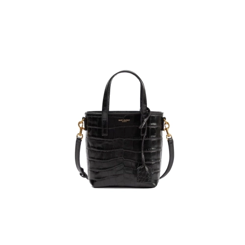 SAINT LAURENT Toy Shopping N S Leather Tote Bag,YSL,BAGS