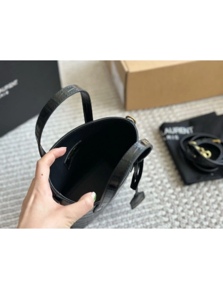 SAINT LAURENT Toy Shopping N S Leather Tote Bag,YSL,BAGS