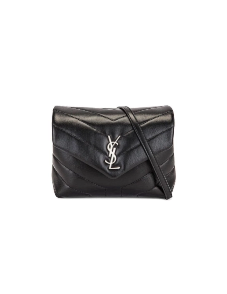 Saint Laurent YSL Toy Loulou Bag BLACK,YSL,BAGS