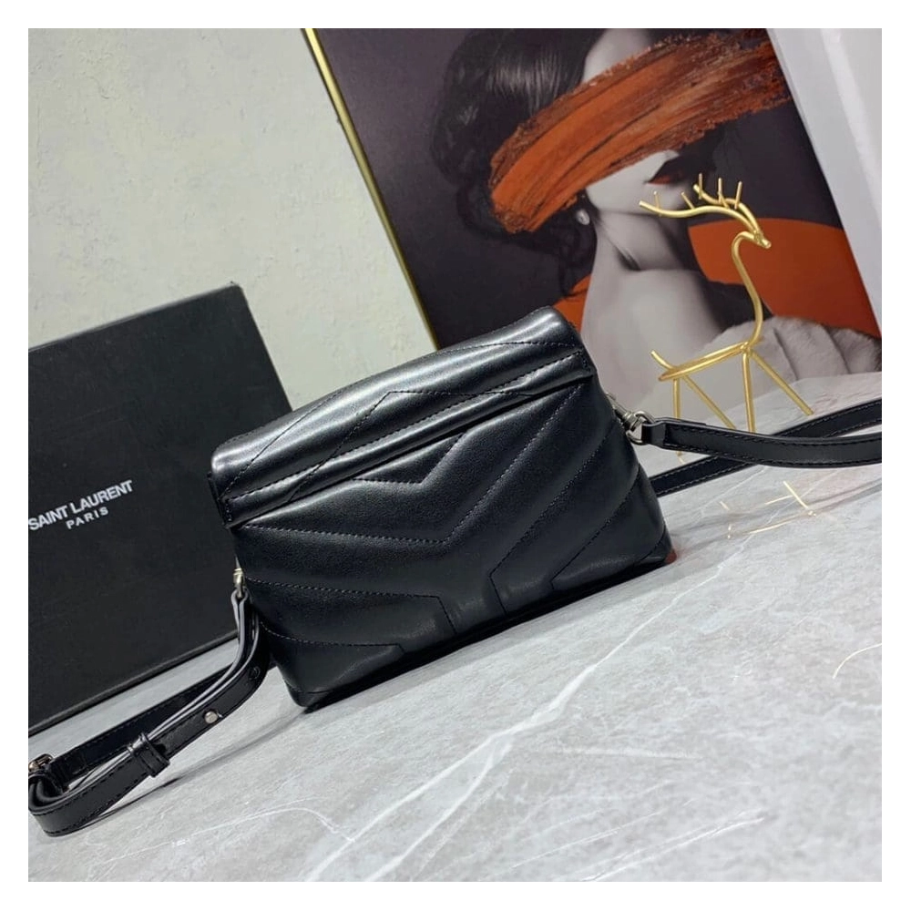 Saint Laurent YSL Toy Loulou Bag BLACK,YSL,BAGS