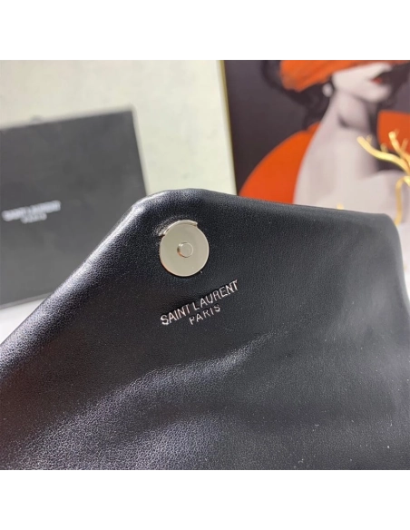 Saint Laurent YSL Toy Loulou Bag BLACK,YSL,BAGS