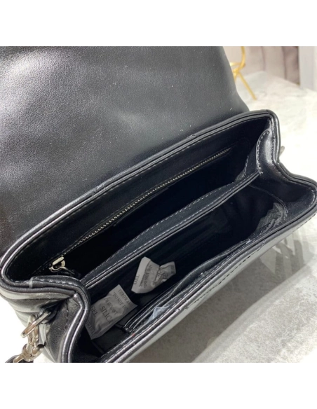 Saint Laurent YSL Toy Loulou Bag BLACK,YSL,BAGS