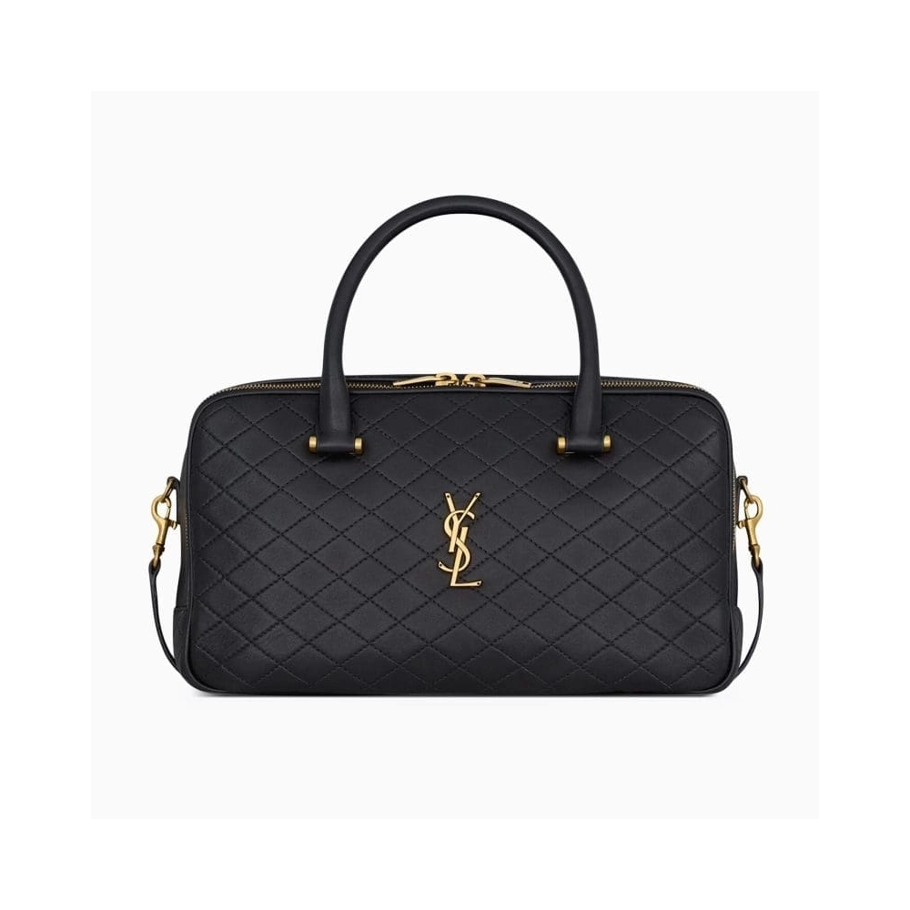 SAINT LAURENTOUT Lyia Duffle Bag In Quilted Lambskin,YSL,BAGS