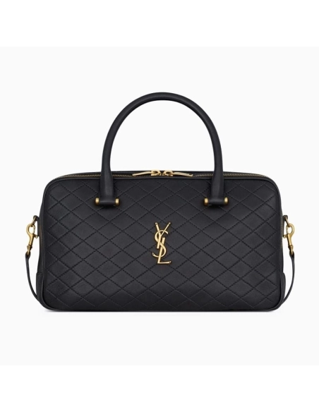 SAINT LAURENTOUT Lyia Duffle Bag In Quilted Lambskin,YSL,BAGS