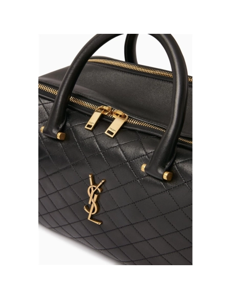 SAINT LAURENTOUT Lyia Duffle Bag In Quilted Lambskin,YSL,BAGS