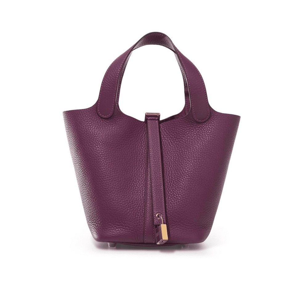 Hermes Anemone Clemence Picotin Lock 18 Gold Hardware,Hermes,BAGS