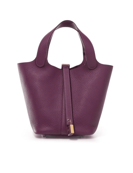 Hermes Anemone Clemence Picotin Lock 18 Gold Hardware,Hermes,BAGS