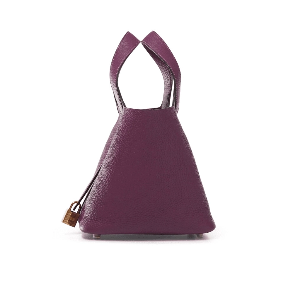 Hermes Anemone Clemence Picotin Lock 18 Gold Hardware,Hermes,BAGS