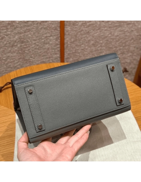 Hermes Birkin 20 Faubourg Rainy Days Gris Misty,Hermes,BAGS