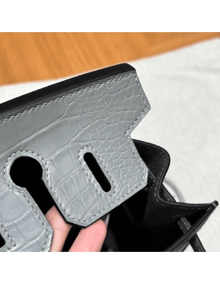 Hermes Birkin 20 Faubourg Rainy Days Gris Misty,Hermes,BAGS