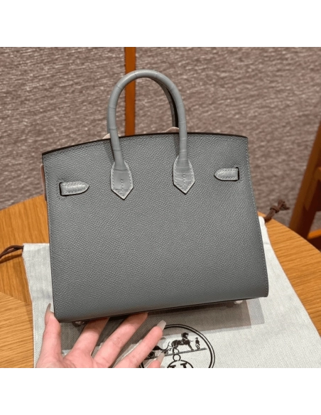 Hermes Birkin 20 Faubourg Rainy Days Gris Misty,Hermes,BAGS