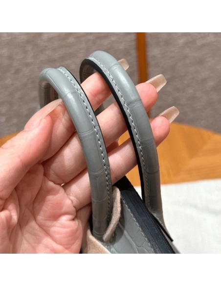 Hermes Birkin 20 Faubourg Rainy Days Gris Misty,Hermes,BAGS