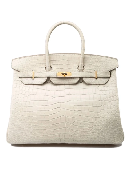 Hermes Birkin 25 Alligator Beton Gold Hardware Matte,Hermes,BAGS