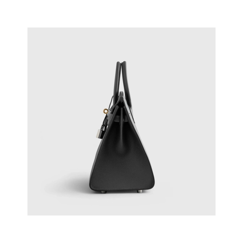 Hermes Birkin 25 Epsom Black Electrum Sellier,Hermes,BAGS
