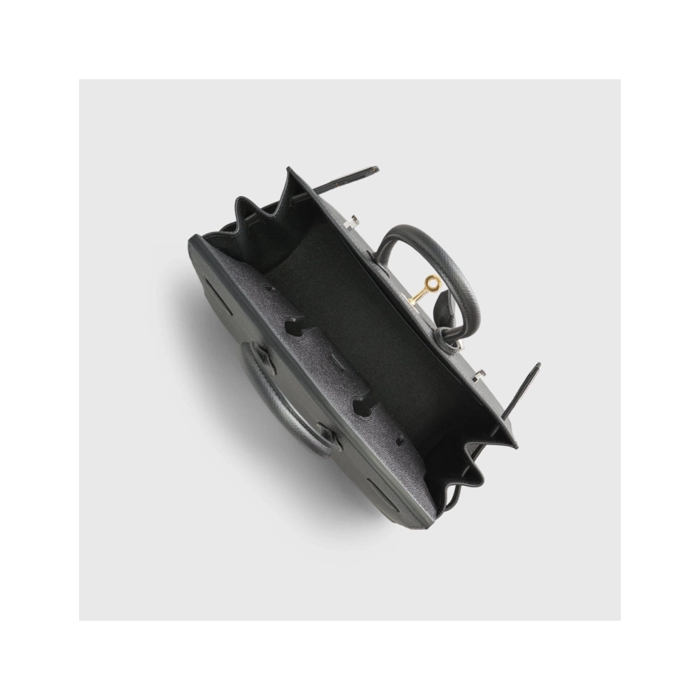 Hermes Birkin 25 Epsom Black Electrum Sellier,Hermes,BAGS