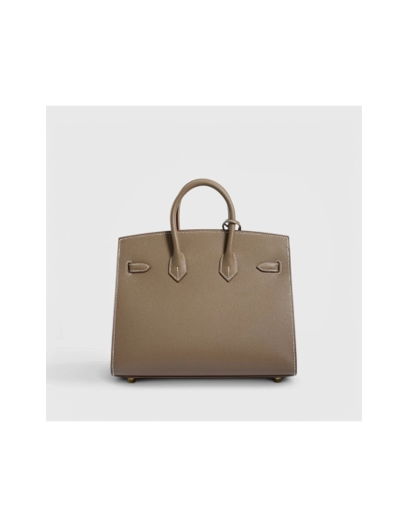 Hermes Birkin 25 Epsom Etoupe Sellier Gold Hardware,Hermes,BAGS