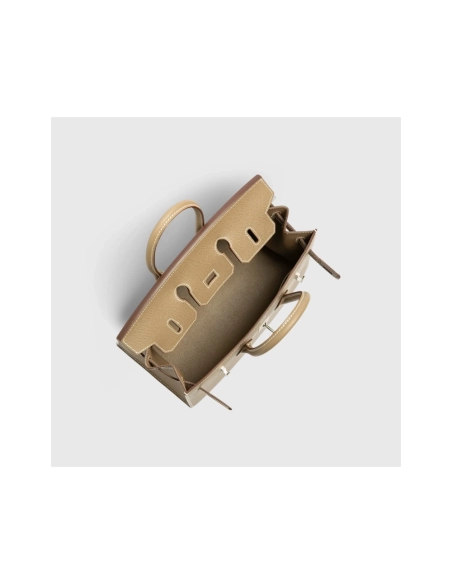 Hermes Birkin 25 Epsom Etoupe Sellier Palladium Hardware,Hermes,BAGS