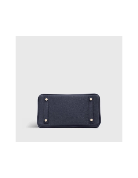 Hermes Birkin 25 Togo Black Blue Sapphire Gold Hardware,Hermes,BAGS